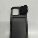 for iPhone 17 Case Wallet, Card Holder (3-5 Cards), Camera Cover Stand, Military Grade Drop Protection, Rugged Hard Heavy Duty Men Women Shockproof Phone Case for iPhone 17 6.3" 2025, Black