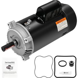 UST1152 Pool Pump Motor and Seal Kit 1.5 HP 56J Frame 115/230V 3450 RPM Single Speed Fit for Hayward Super Super II Max-Flow Northstar Jacuzzi Magnum Pentair Pinnacle SP2610X15 AST165 B229