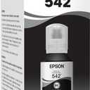 EPSON 542 EcoTank Ink Ultra-high Capacity Bottle Black (T542120-S) Works with EcoTank Pro ET-5150, ET-5170, ET-5180, ET-5800, ET-5850, ET-5880, ET-16600, ET-16650