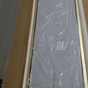 Full Length Mirror - 14'' x 48'' Arched Hanging/Leaning Mirror, Home Decor, Gold