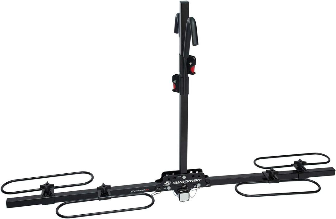 Swagman XC Cross-Country 2-Bike Hitch Mount Rack, 1 1/4 or 2-Inch Receiver