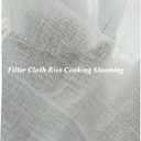 Premium Cotton Muslin Filter Cloth for Thai Sticky Rice & Coconut Milk Multi-Use Rice Net Strainer (90 x 119 cm)