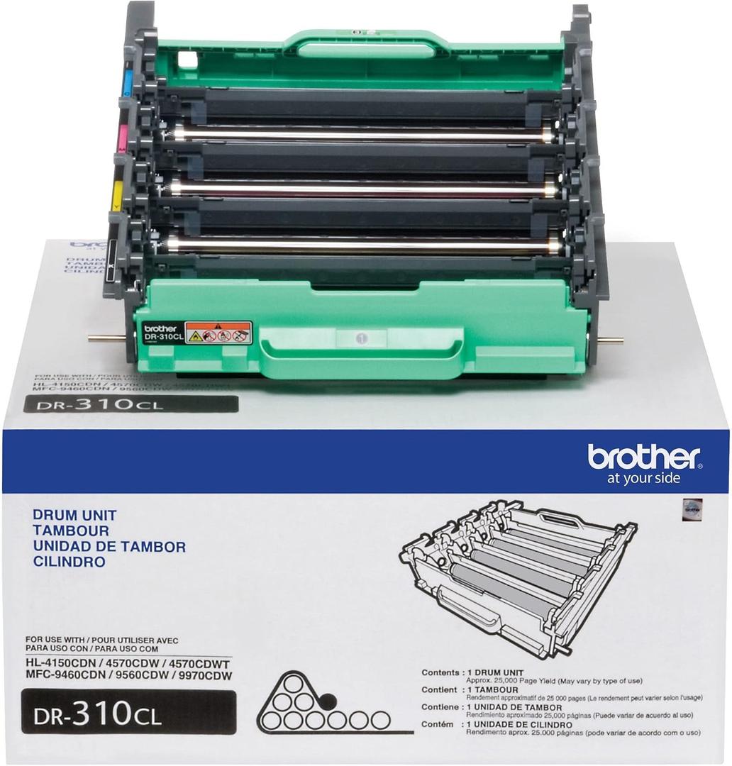 Brother Genuine-Drum Unit, DR310CL, Seamless Integration, Yields Up to 25,000 Pages, Black