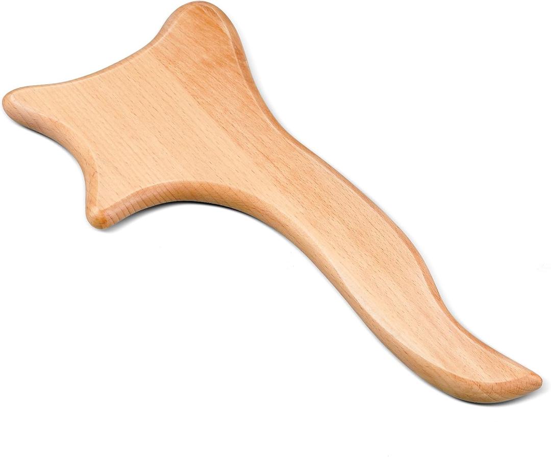 Nuanchu Maderoterapia kit Wooden Massage Tool Wooden Lymphatic Drainage Tool Lymphatic Drainage Tool Lymphatic Drainage Body Tool Anti Cellulite Massage Tool for Back, Legs, Arms, Massage Soft Tissue