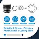 Pool Pump Gasket Seal O-Ring Rebuild Kit for Pentair SuperFlo SuperMax Kit 78 - Pentair Challenger Pump Parts