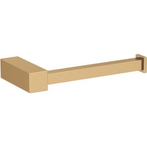 Amerock BH36081CZ | Champagne Bronze Single Post Toilet Paper Holder | 5-7/8 in. (149 mm) Length Toilet Tissue Holder | Monument | Bath Tissue Holder | Bathroom Hardware | Bath Accessories