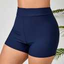 Halcurt Women's 5" High Waisted Swim Board Shorts Bikini Swimsuit Bottoms Modest Boyshorts, 2X Short