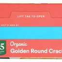 365 by Whole Foods Market, Organic Golden Round Crackers, 12 Ounce (EXP 11/01/25)