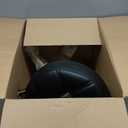 Rolling Stool Heavy Duty 450lbs - Reinforced with Golden Alloy Steel, Super Soft Thick Cushion, 360 Swivel, Smooth Rolling NO Noises, Adjustable Stool with Wheels for Massage Tattoo Spa, (Black)