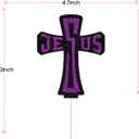 Jesus Cross Cake Topper, He is Risen, Jesus Easter Party Decor, Religious Holiday Cake Decorations, Spring Easter Festival Party Decorations Glitter