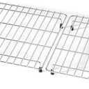 26.18'' x 14.76'' K-6449-ST Sink Protector Grid, Stainless Steel Sink Racks for Kohler Sink Rack Whitehaven 5827 and K-5826, Includes Left and Right Racks, Farmhouse Sink Protector