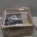 Leinuosen 3 Pcs Large Buffet Risers Set 6" to 10" Acrylic Display Box Catering Dessert Table Riser Food Display Decorative Stand with Hollow Bottom for Catering Supplies (Black, Square)