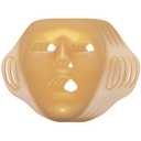 GELMAY 4Sheet 3D Gold Moisturizing Face Mask, Reusable Silicone Facial Mask Cover Hydrotherapy Patch Wrap for Women Skincare Beauty Prevent Evaporation