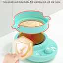 Kids Cooking Sets Real- Safe Mini Kitchen Set with Kids Knife Set for Real Food Making, Toddler Montessori Kitchen Playset for Girls Boys (Green)