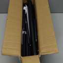 Solid Wooden Coat Rack Freestanding, New Zealand Pine Coat Tree with 8 Hooks & 3 Adjustable Sizes for Coats, Hats, Handbags and Scarves, Space Saving for Entryway/Office/Bedroom (Black) (1 PC)