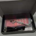 PRUNUS Mini Portable Radio AM FM Pocket Radio with MP3, LED Flashlight, Digital Radios Speaker Support Micro SD/TF Card/USB, Auto Scan Save, 1200mAh Rechargeable Battery Operated[Latest Version] (Red)