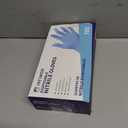 Disposable Nitrile Gloves Powder & Latex Free 3 mil Non-Sterile Nitrile Exam Gloves Light Duty Cleaning Gloves, Large, Box/100 (Blue, L)