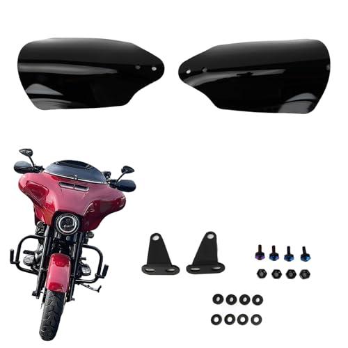 Handguards for Road Glide - PSLER Upgrade Handlebar Hand Guards Compatible with Touring Road Glide Electra,Road King CVO/SE, Softail Low Rider ST Street Bob FXBB 114 FXBBS 117 FXLRST 2009-2026