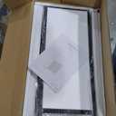 Arched Bookcase Book Shelf with Doors, 5 Tier Tall Display Bookshelf Cabinet with Storage, Industrial Floor Standing Bookshelves Open bookcases for Home Office, Living Room(Black)