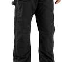 Carhartt Men's Loose Fit Washed Duck Insulated Pant (XX-Large, Black)