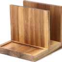 Napkin salt pepper holder Wooden Napkin Holder for Salt and Pepper Shakers Caddy,Suitable for Kitchen, Restaurant, Bar, Office, Parties, Home Décor