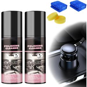 Car Interior Cleaner,100ml Car Interior Cleaner, Interior Detailer Spray,All Purpose Car Cleaner,Vehicle Interior Polish | Interior Detailer Spray(2pcs)