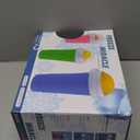 3PCS Slushie Maker Cup, Quick Frozen Magic Cups for Homemade Milk Shake Ice Cream Maker, Double Layer Squeeze Slushy Maker Cup, Birthday Gifts for Kids,Friends,Family (Pink+Bule+Green) (350ML)