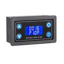DROK Delay Relay Module, DC 6-30V Timer Relay 12V 24V 0.01s-9999min 50mA Digital Timer Cycle Delay Switch Module AC 220V Power On-Off Controller with LCD Display Switch Button Case