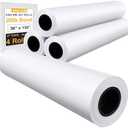 VOISEN Wide Format Paper,4 Rolls Plotter Paper 36 In x 150 Ft, CAD Bond Rolls,20lb,Bond Paper on 2" Core for CAD Printing on Wide Format Ink Jet Printers