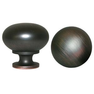 4 Pack Oil Rubbed Bronze Cabinet Knobs Mini Round Knobs Single Hole Solid Drawer Pulls for Dresser Drawers