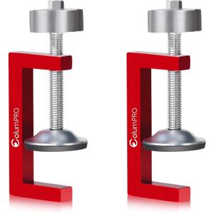 2PCS Small C-Clamps 2 Inch, C Clamp for Woodworking, Welding and Construction, Features a 8mm Nob for Fastening with Electric Drill, Couch Clamps for Sectionals