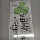 Hanging St. Patrick's Day Wooden Decor - 'Let the Shenanigans Begin' Wall Art, Home & Door Sign, Shamrock Theme
