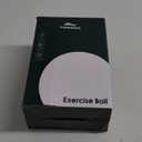 Trideer Exercise Ball for Yoga, Pilates & Fitness  Stability Ball Equipment for Home Gym & Office Chair, Core & Balance Training Accessories, Physical Therapy Equipment, Quick Pump Included, 5 Sizes (Violet)