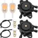 Anxingo 2 Pcs 808656 808492 Fuel Pump Replacement for Kohler CH17-CH25, CV17-CV25, 17HP-25 HP Small Engine Lawn Mower Tractor Replaces 807429 491922 691034 692313 751-3103