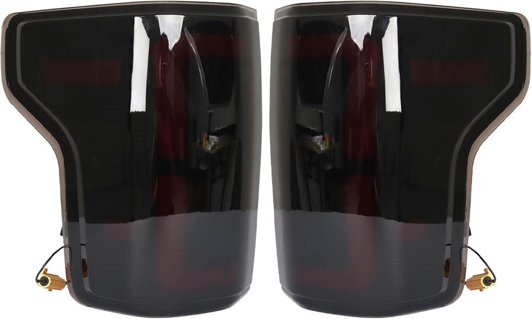 labwork Driver & Passenger Side Tail Lights Replacement for 2015-2020 F150 Smoke Lens Rear Brake Lamp Assembly LH & RH