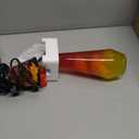 The Original Lava Lamp - 14.5" Volcanic Crags - Classic Liquid Motion Lamp - Red Wax and Orange Liquid - #2078 