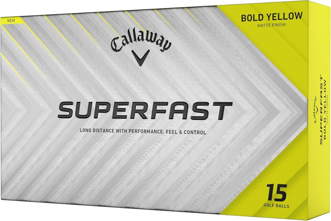 Callaway Golf Superfast Golf Balls (Yellow)