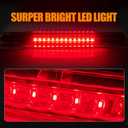 Third 3rd Brake Light LED for 2005-2010 Scion tC, High Mount Rear Brake Lights Assembly for 05-10 Scion tC, Waterproof Center Cab Lamp Stop Light (Red)