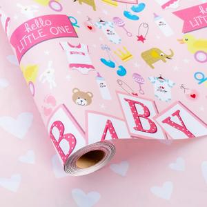 Merture Colorful Wrapping Paper Roll - 17 In X 16.5 Ft