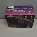 131ft Christmas Lights Outdoor, 1680 LED Waterproof 8 Modes String Light with App and Remote Control for Outside House Roof Decorations Indoor Decor-Warm White