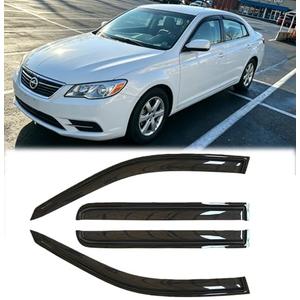 Puermto Rainproof Side Window Wind Deflectors for 2013-2018 Toyota Avalon, Tape-on Sun Rain Guard Sets,Nice Looking Window Visors for Cars,Vent Deflector for 13-18 Toyota Avalon TXX40
