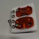 Universal Motorcycle 7/8" 1 1/8" 22MM 28MM CNC Aluminum Handlebar Handle Risers Adjustable Fat Bar Adapter Mount Clamps Universal For EXC KLX KXF YZF CRF XR SX SXF XCW WR YZ Dirt Pit Bike (Orange)