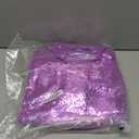 QueenDream Lilac Sequin Tablecloth 60"x102" Mermaid Tablecloth Lavender Glitter Tablecloth for Wedding Birthday Baby Shower Mermaid Decorations