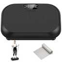 Vibration Plate Exercise Machine Weight Loss, Full Body Shaker Workout Vibration Plates Lymphatic Drainage, Stand Shake Vibrating Plate for Women Men 450 Lbs Capacity Fitness Platform(Lava Black)