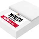 Simetufy 1000 Sheets White Tissue Paper Bulk - 15" x 20" Packing Paper for Moving, Gift Wrapping, Weddings, Birthdays, Holidays & Crafts