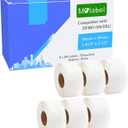 Address Labels Replacement for DYMO 30321 with chip (1-4/10" x 3-1/2") Compatible with DYMO Labelwriter 450, 4XL,550,5XL Rollo & Zebra Desktop Printers [6 Rolls/1560 Labels]