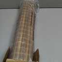 LazBlinds Cordless Bamboo Roman Shades, Privacy Blinds for Interior Windows, Room Darkening Roll Up Bamboo Blinds for Home & Patio, 34.5" W x 64" H, BDP-Driftwood