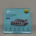 TP-Link TL-SG105, 5 Port Gigabit Unmanaged Ethernet Switch, Network Hub, Ethernet Splitter, Plug & Play, Fanless Metal Design, Shielded Ports, Traffic Optimization,Navy Blue