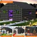  Inflatable Nightclub 20x16.8x12 Ft, Large Black Inflatable Club Tent with 950w Blower and Logo Area, Inflatable Party Tent for Adults Birthday Backyard Wedding Rental (Black, 20x16.8x12 Ft)