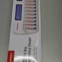 Tenergy TN438 16-Slot Smart Battery Charger for AA/AAA NiMH/NiCd LCD Display + 16 Premium AAA Rechargeable Batteries